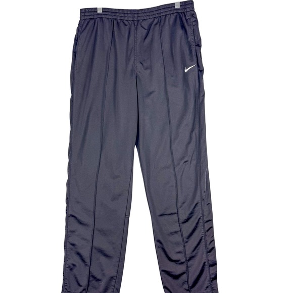 Nike Pants - Nike Track Pants Mens 2XL Black Athletic Warm Up Elastic Waist Gyn Run 518040